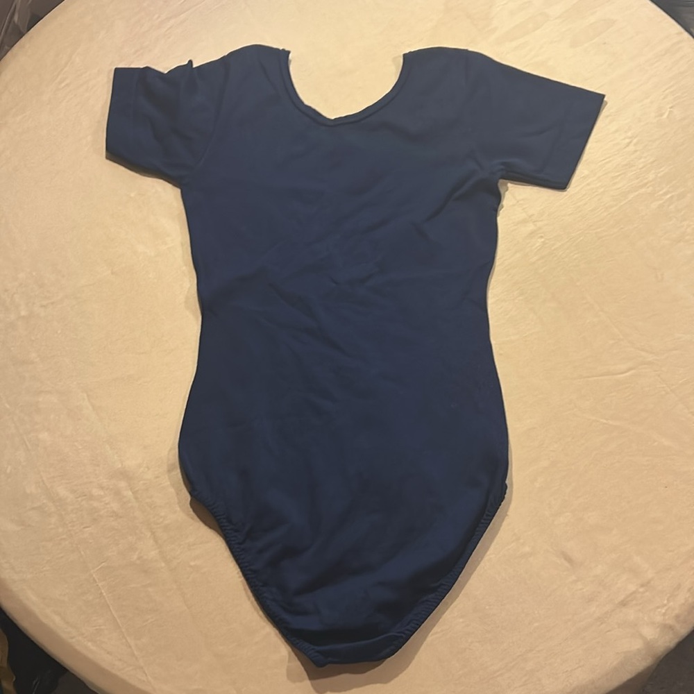 2 Danskin Leotards Navy and Light Blue M/L - Picture 6 of 7
